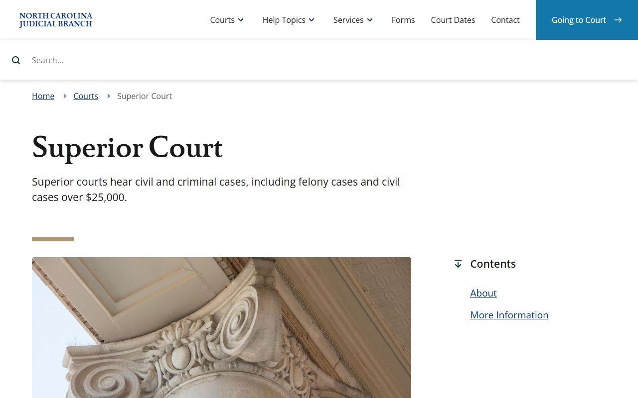 Camden County court dockets North Carolina Superior Court source