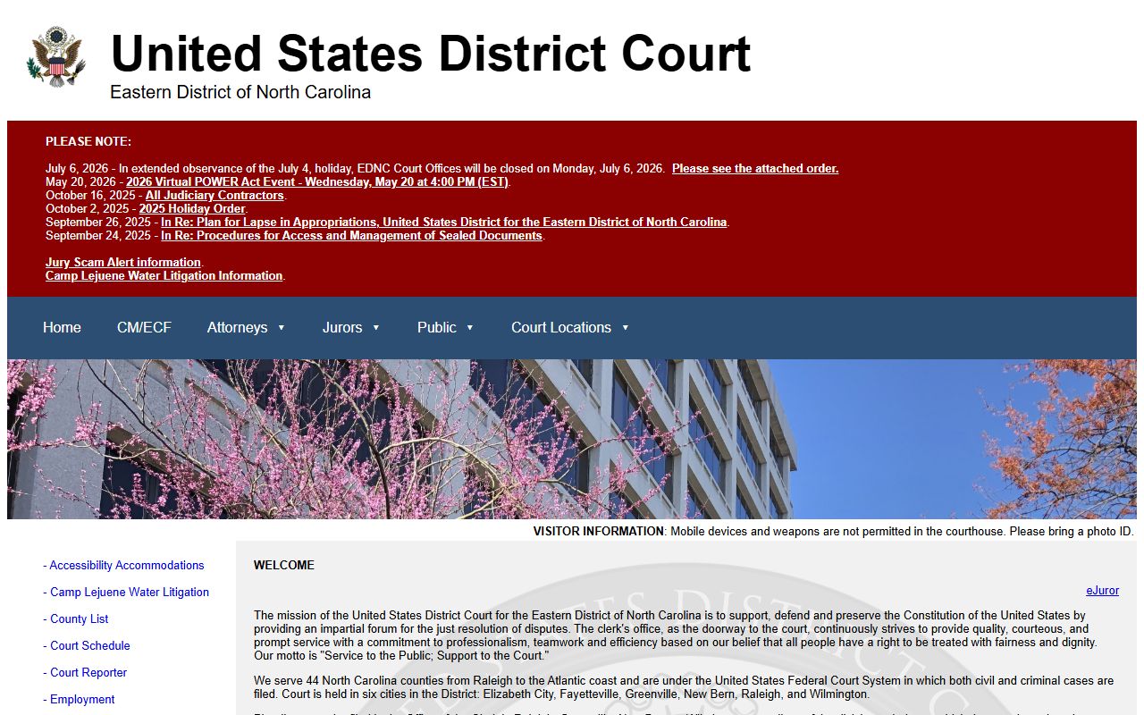 Camden County Superior Court District Court federal distinction