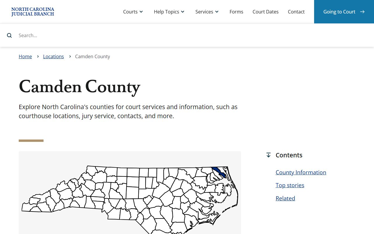 Camden County court records Judicial Branch county page