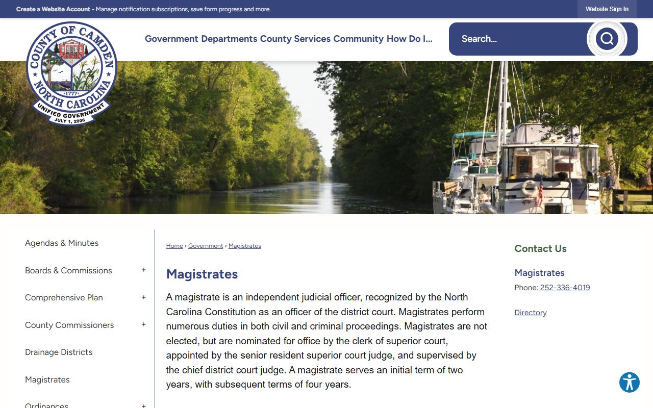 Camden County warrant records magistrates page