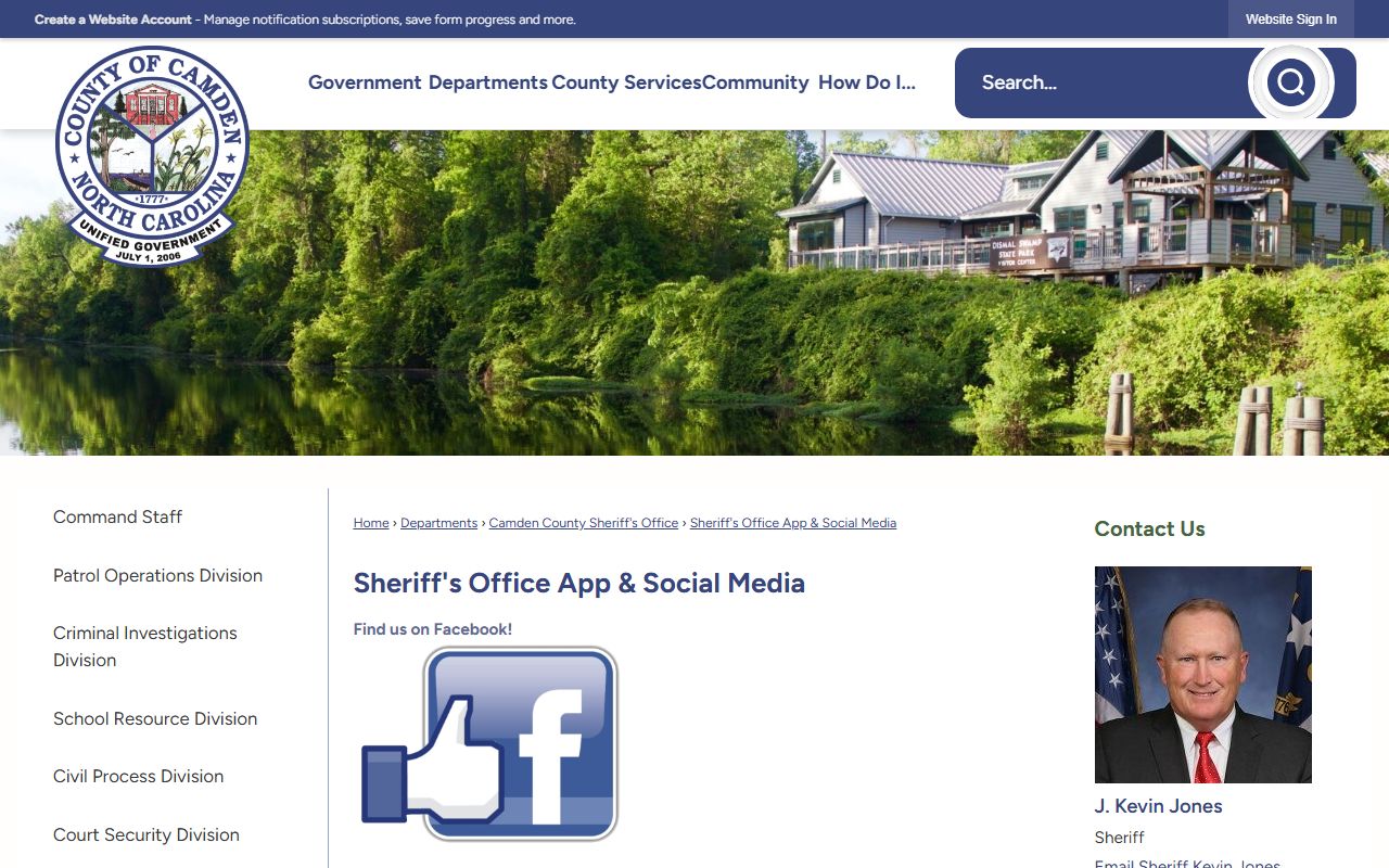 Camden County warrant search sheriff app Submit a Tip page